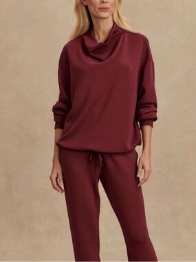 Varley Betsy sweatshirt new maroon